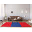Tapis rouge/bleu rayé Philadelphia-49024760