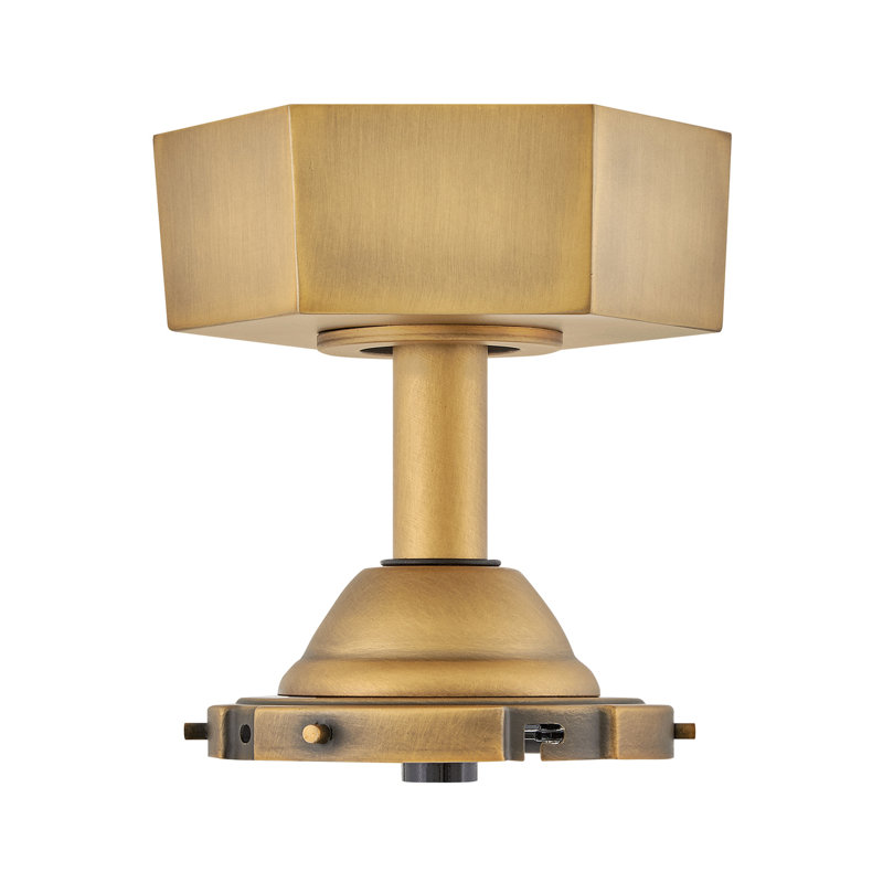 Ensemble de conversion à encastrer Facet pour le ventilateur de plafond Downrods, Doré