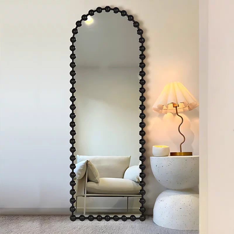 Miroirs muraux demi-cercle en HDF, 70,87 po x 31,5 po
