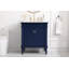 Meuble-lavabo simple 30 po avec plateau en marbre Caitlin-2029021558