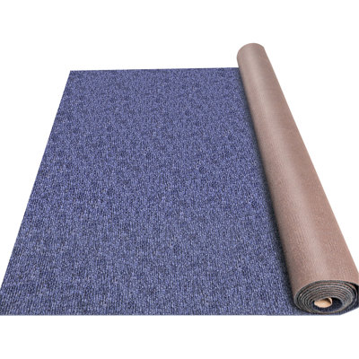 6 Ft X 29.5 Deep Blue Waterproof Marine Carpet Outdoor Rug For Patio Porch Deck Garage Runner - Slide To Stains And With Protection Wear Proof Easy Clean Vacuum