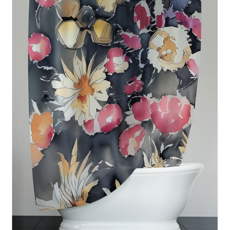 Rideau de douche Terrene, H 72 po x l 70 po