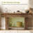 55" Console Table with 2-Tier Storage