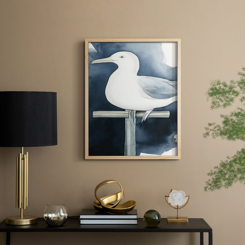 NAUTICAL Series XIX, reproduction encadrée - bois massif, Naturel, H 11 po x l 9 po