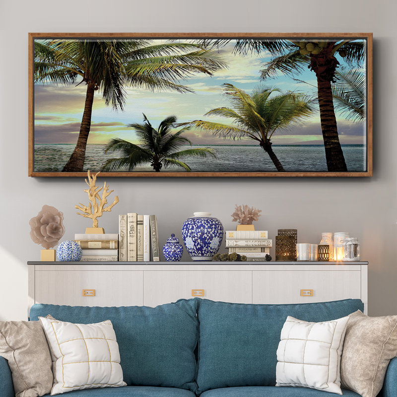 «Honduras Sunset», toile encadrée, H 20 po x l 50 po