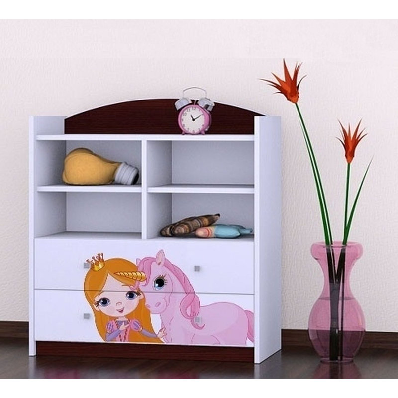 Mariah 96cm H X 86cm W Kids Cube, Wenge