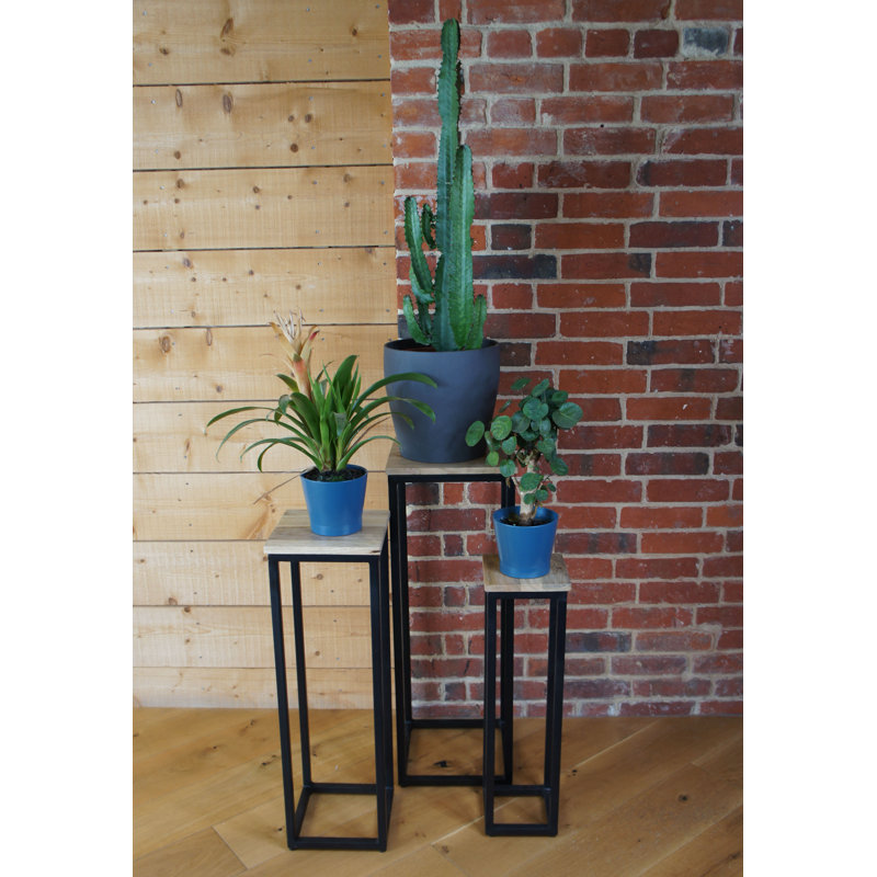Cropper Plant Stand - Set of 3, Light Brown