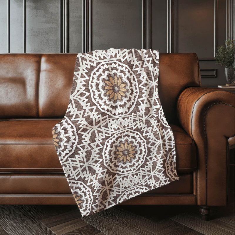 Jeté Sherpa ASB619, Chocolat
