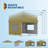 10x10 ft Pop Up Canopy Tent, Heavy-Duty Commercial Instant Shelter, One-Person Setup with 3 Removable Sidewalls-123130343