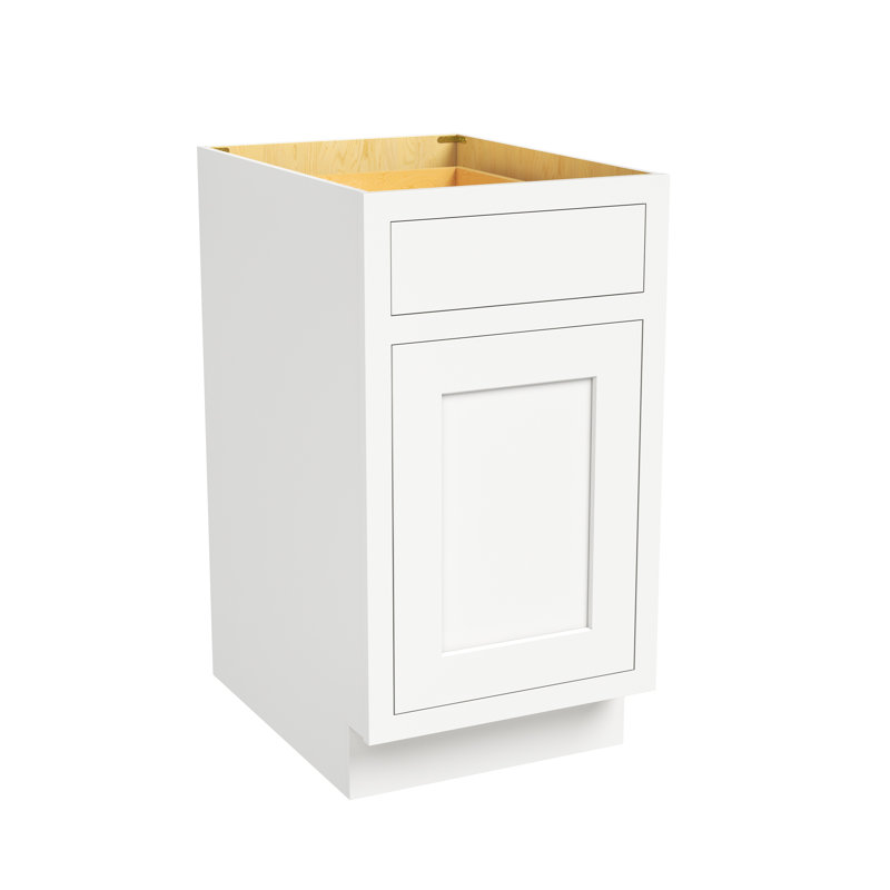 Armoire de base standard de cuisine prête à assembler l 18 po x H 34,5 po x P 25 po CASAINC, W18"x H34.5"