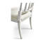 White Upholstered Dining Chair