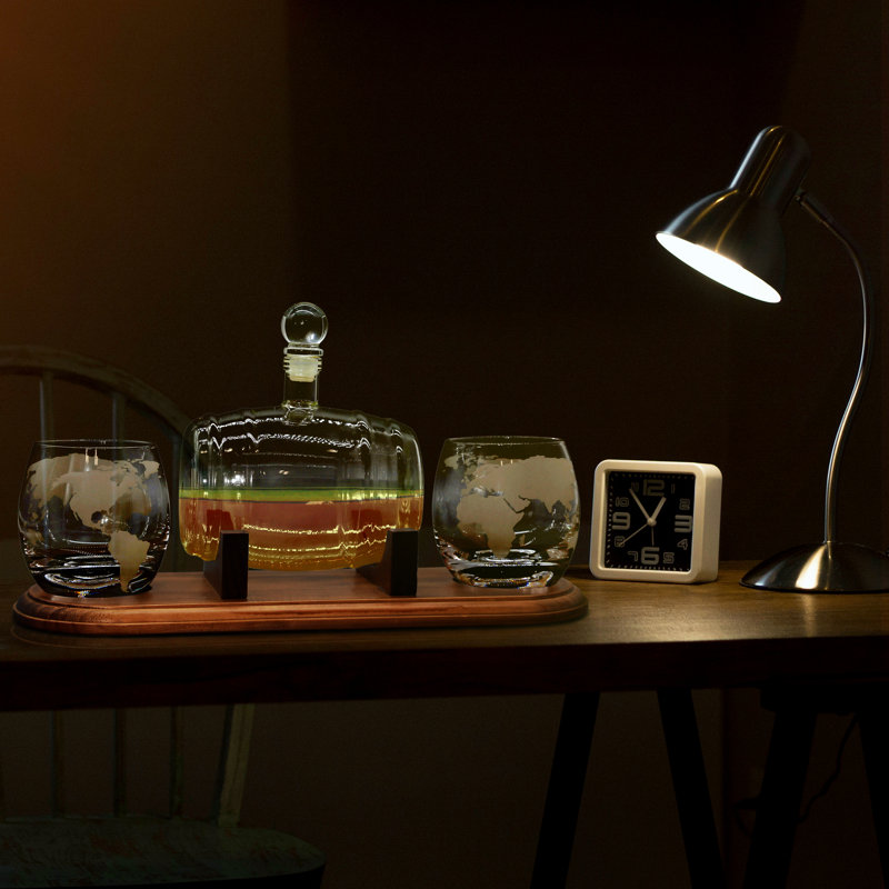 Glass 5 - Piece Whiskey Decanter Set