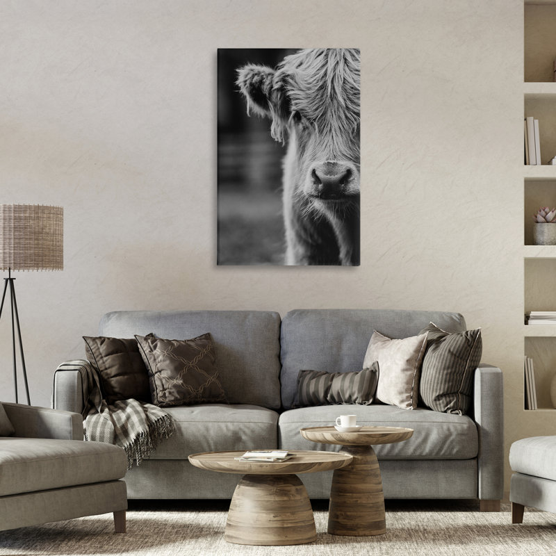 Toile de bébé vache, design par Amy Carroll, H 36 po x l 24 po