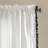 Pom Pom Semi Sheer Curtain Single Panel-1175364882-1195716846