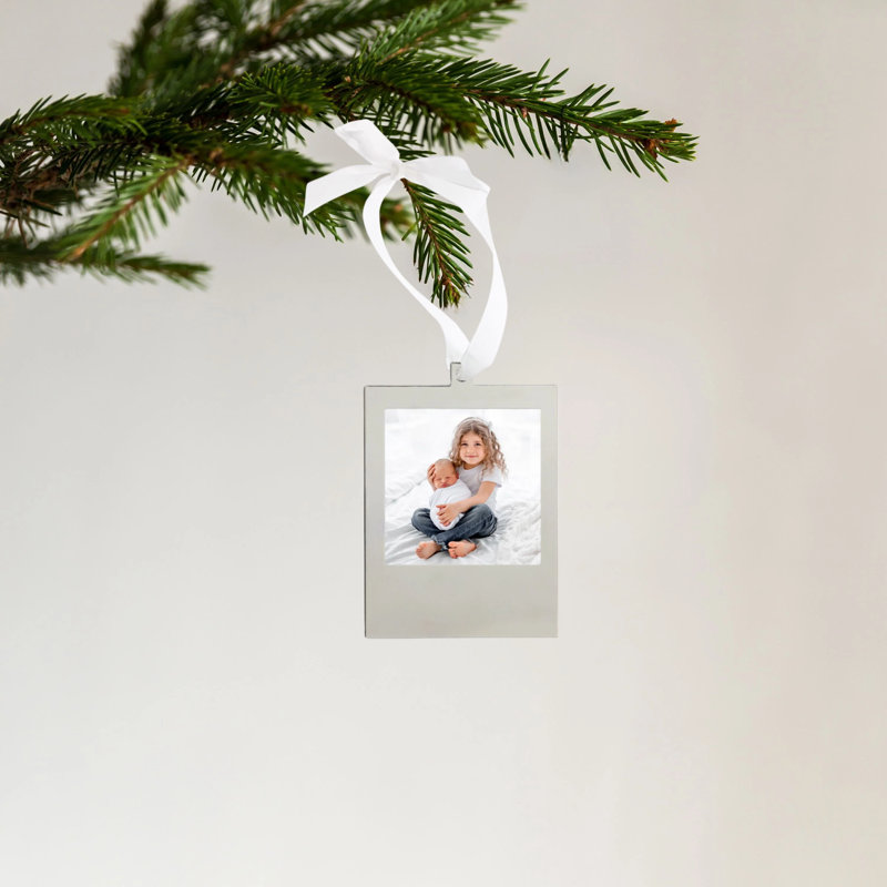 3.5'' Stainless Steel Holiday Shaped Ornament