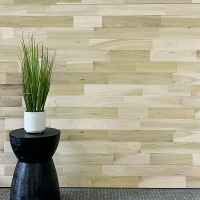  4.25" x 72" Rustic Hardwood Shiplap Wall Paneling