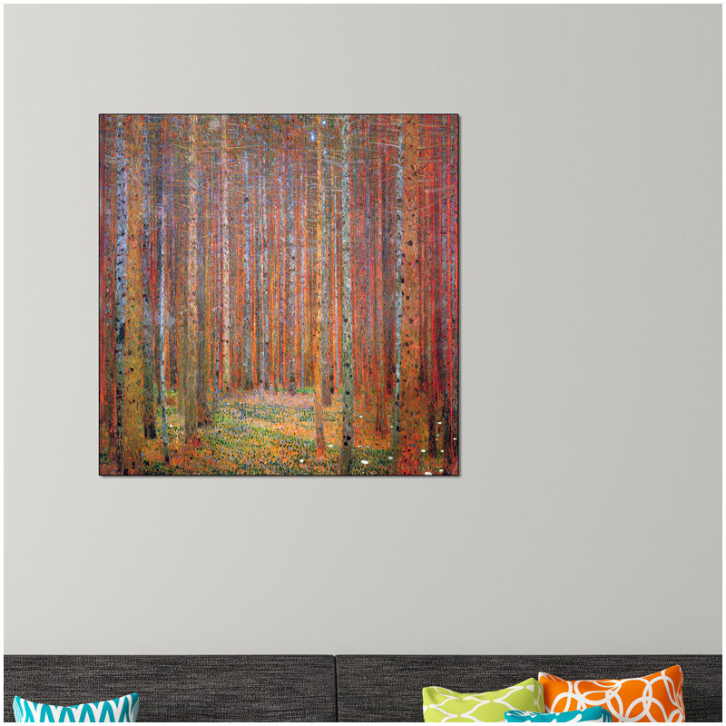 Gustav Klimt - Wrapped Canvas Painting, 100cm H x 100cm W x 1.8cm D