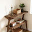 Table de rangement, table de bout compacte, table d'appoint en bois