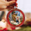 5.5'' Glass Holiday Shaped Ornament