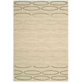 Ifran Circle Beige Contemporary Rug