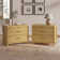 Avedikian 26.5"H Modern 2-Drawers Nightstand with Solid Wood Legs and Extendable Tray (Set of 2)