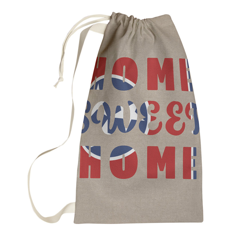 Fabric Laundry Bag with Handles, Small (64" H x 20" W x 1.5" D), Tennessee