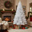 Arbre de Noël en PVC 7 pi exquis-1268711985