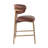 Murphey Upholstered 26'' Counter Stool with Solid Wood Frame-137287066