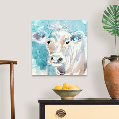 " Colour Wash Cow " Painting Print