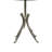 31 Inch Modern Table Lamp, Black Drum Shade, Unique Gilt Base