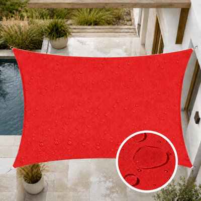 Waterproof 7' x 12' Rectangle Shade Sail