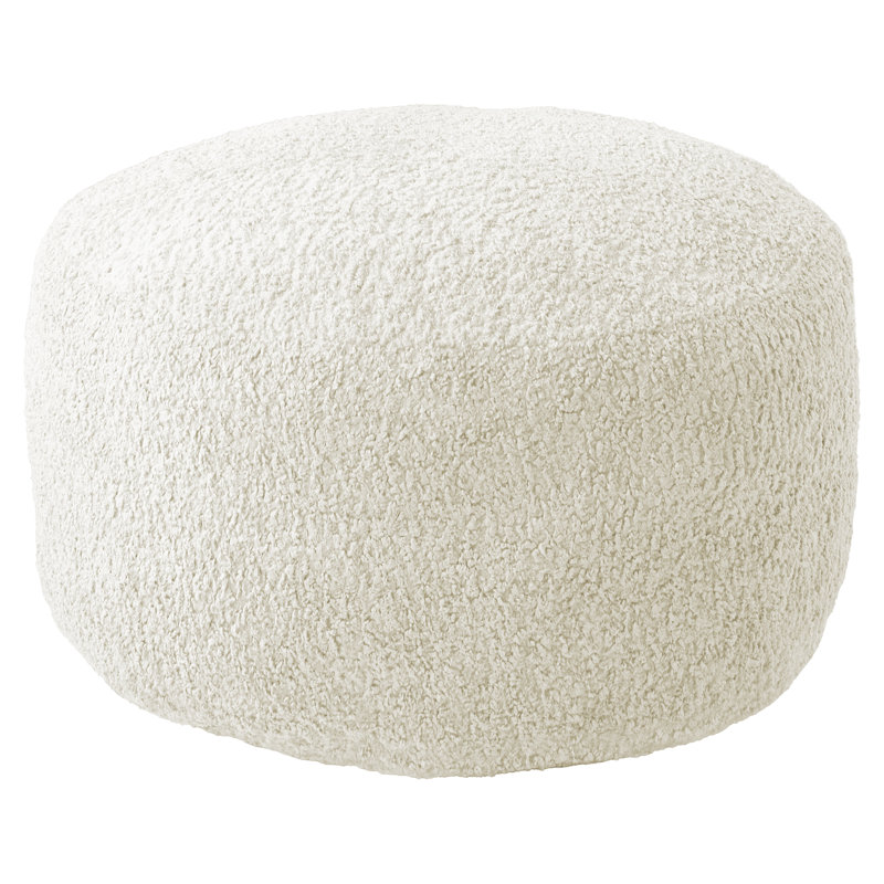 Panaghia Upholstered Pouf, Zazzle Quartz