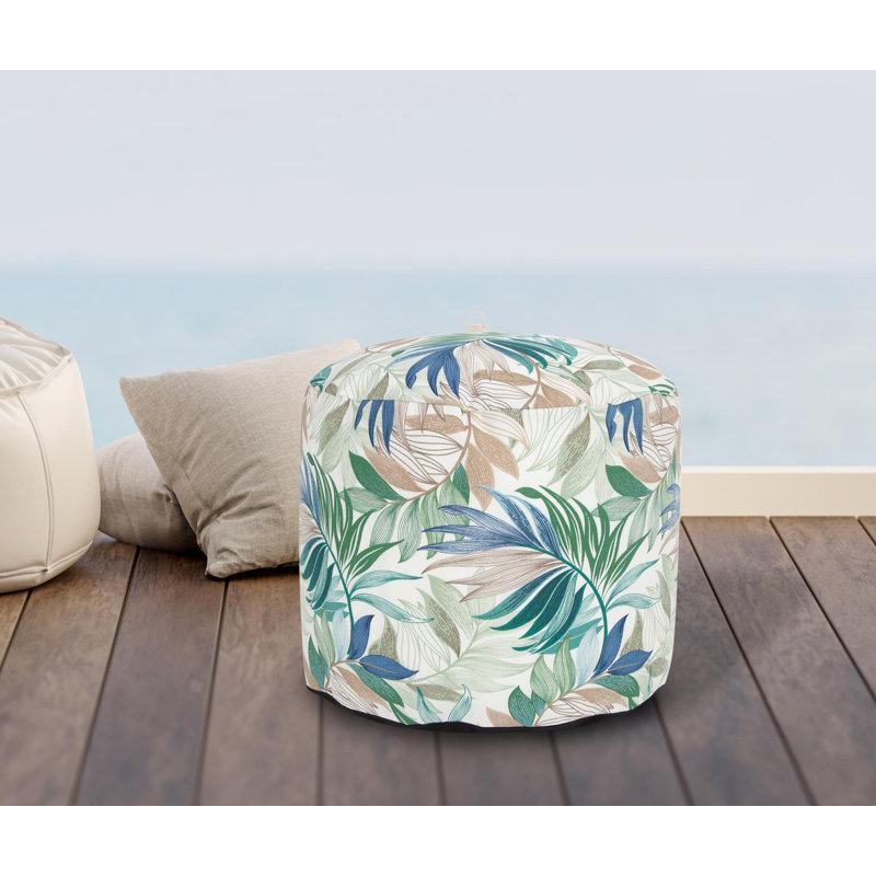 Repose-pieds d'extérieur avec coussin Aleatra