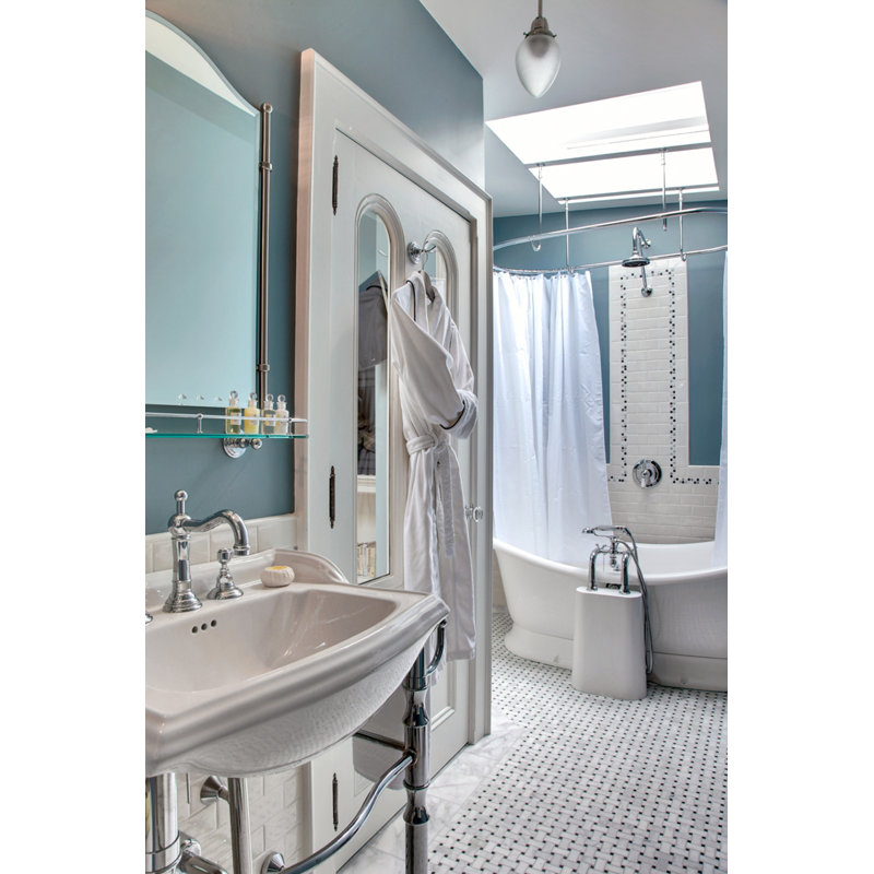 Acqui Widespread Bathroom Faucet with Drain Assembly, Polished Chrome, Lever
