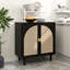 Armoire de salon pour chambre à coucher - 2 portes avec étagère conçue, résistante et réglable pour diverses fonctions