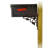 Hummingbird Aluminum Post Mounted Mailbox