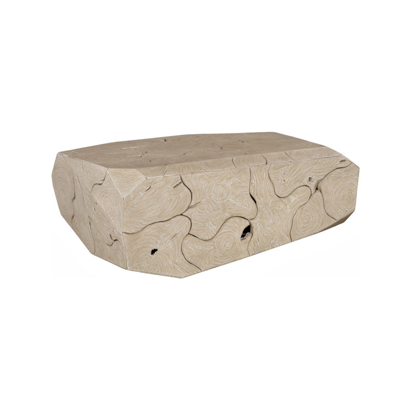 Prism Coffee Table, Oat Finish