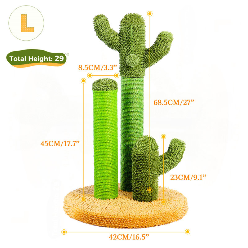 Grattoir pour chat Oasis Series, Vert/brun