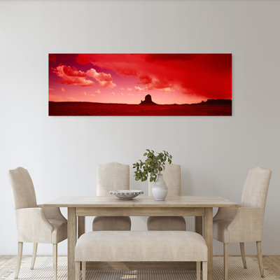 Storm Clouds Over A Landscape, Utah, Usa Dramatic Tranquil Abstract Landscape Nature Wall Art