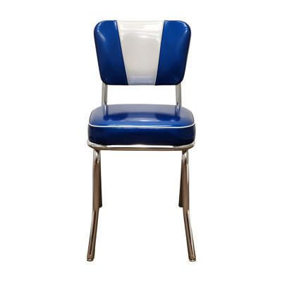 Retro Home Upholstered 'V' Back Dining Chair