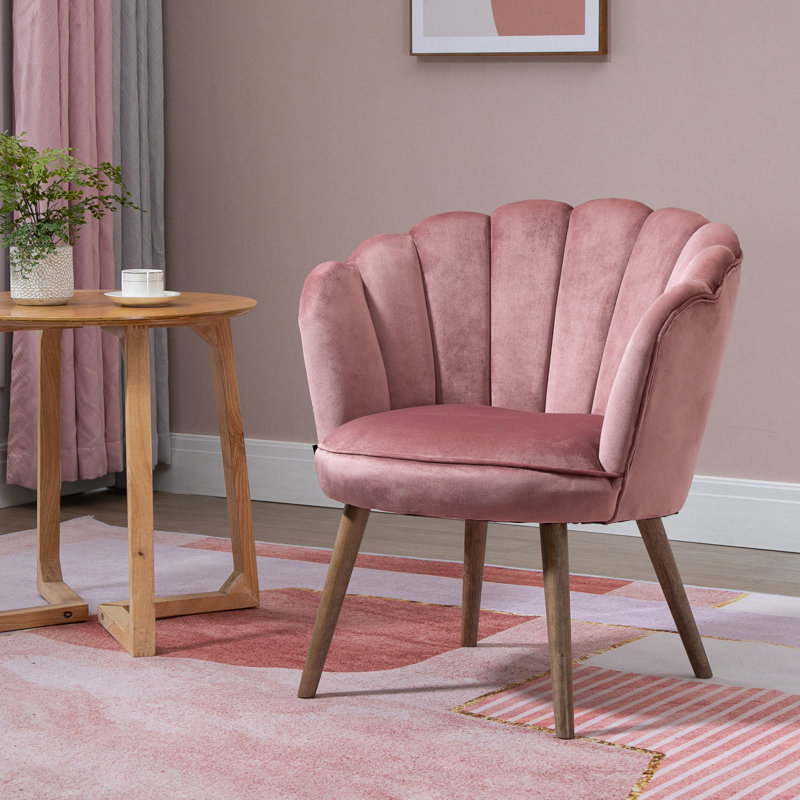 Fauteuil demi-tonneau l 28,25 po, Mélange de polyester gris