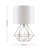 Butera 40Cm Table Lamp Set-30875677-30875678
