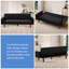 Discusin Full 74" Wide Linen Blend Tight Back Convertible Sofa-1960378828