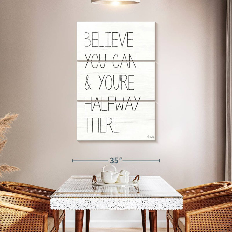 Tergel You're Halfway There, 50" H x 32" W