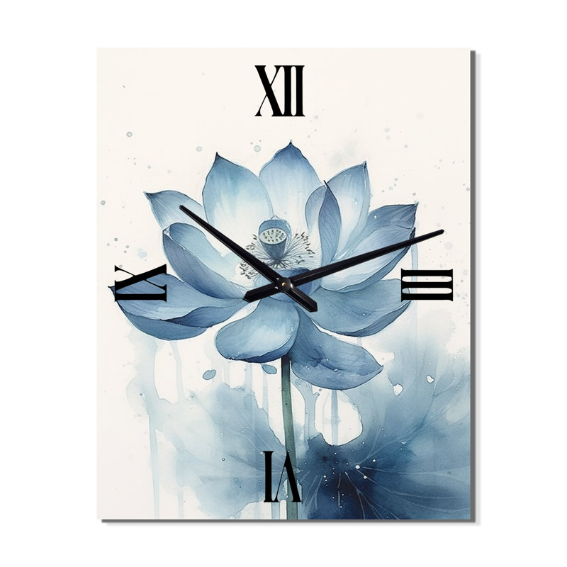 Cathyann - Horloge murale Lotus, Moyen