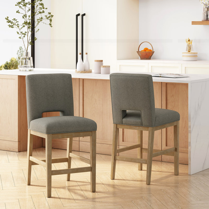 Tabourets de comptoir, Gris foncé