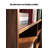 Elm Wood 6 Tier Open Bookcase