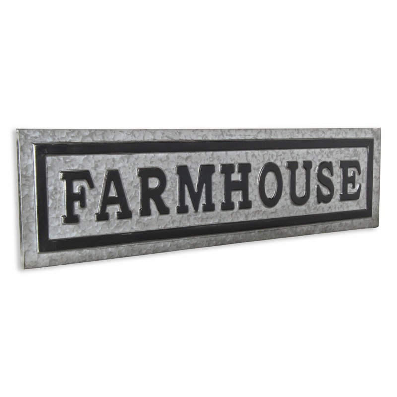 Handmade Farmhouse Wall Decor on Metal