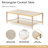 St. Charles Rectangular Cocktail Table - Dove Gray