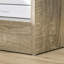 Table d'appoint, petite table de bout avec tablette de rangement et tiroir, table de chevet moderne pour la chambre à coucher ou le salon